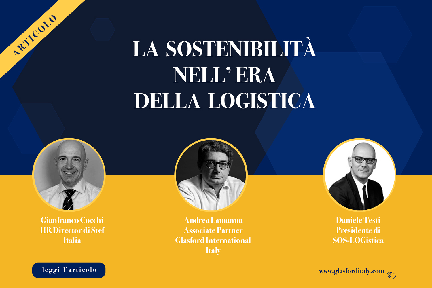 Andrea Lamanna, La sostenibilità nell'era della logistica