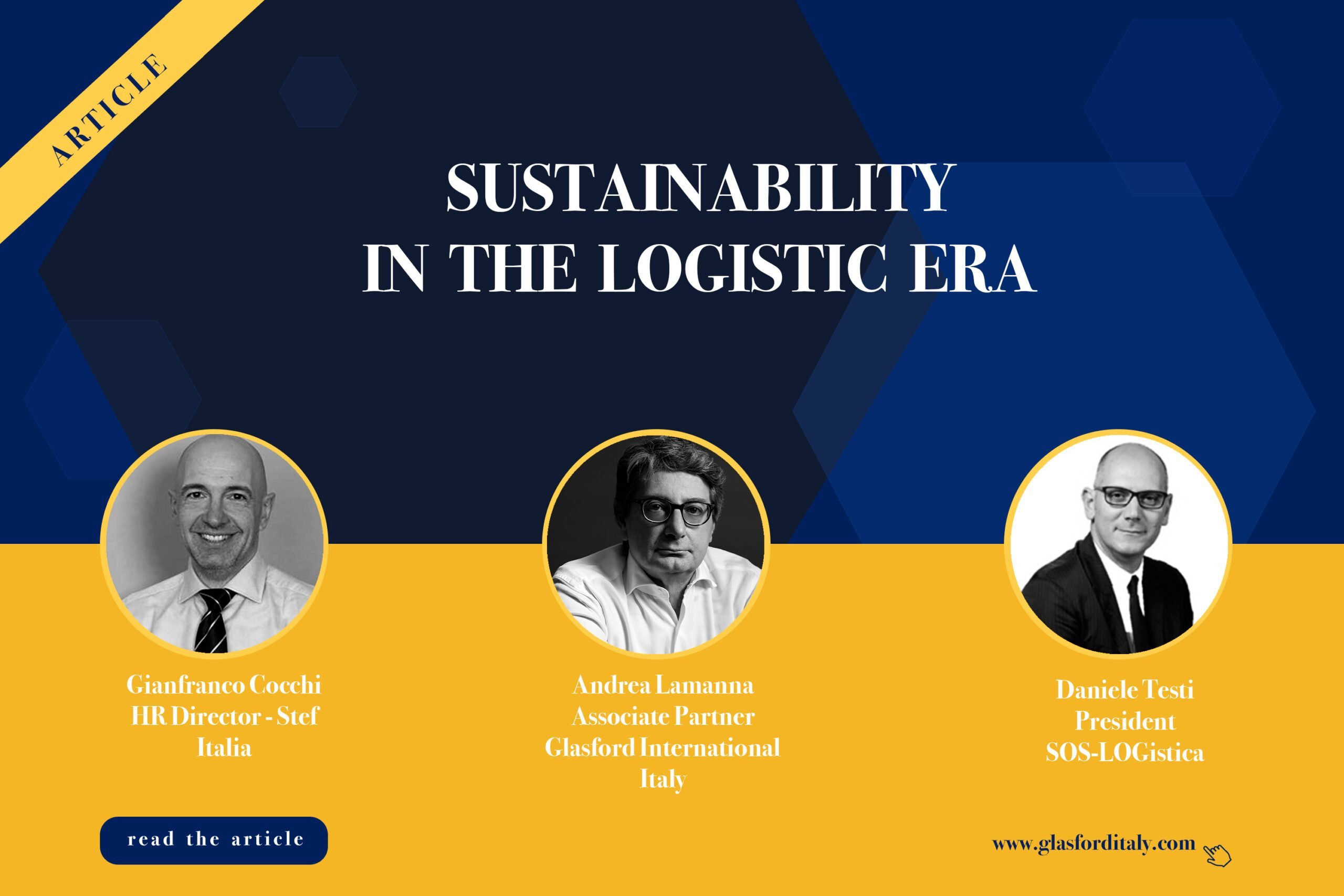 Andrea Lamanna Sustainability in the Logistic era