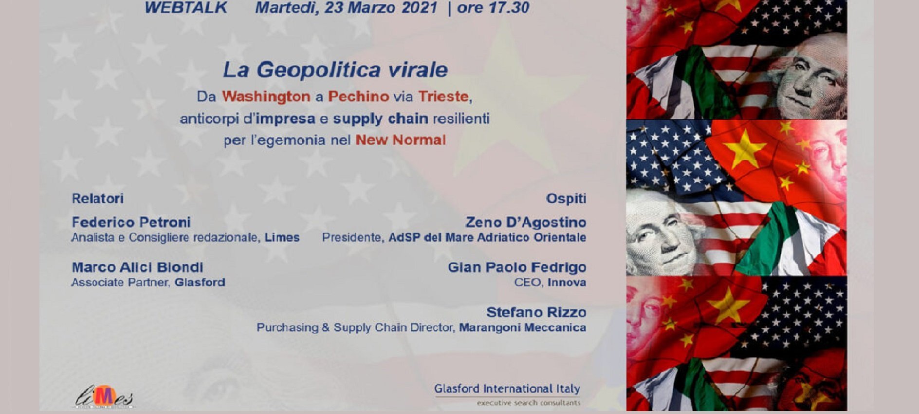 La geopolitica virale inaugura la nuova stagione di eventi Glasford International Italy