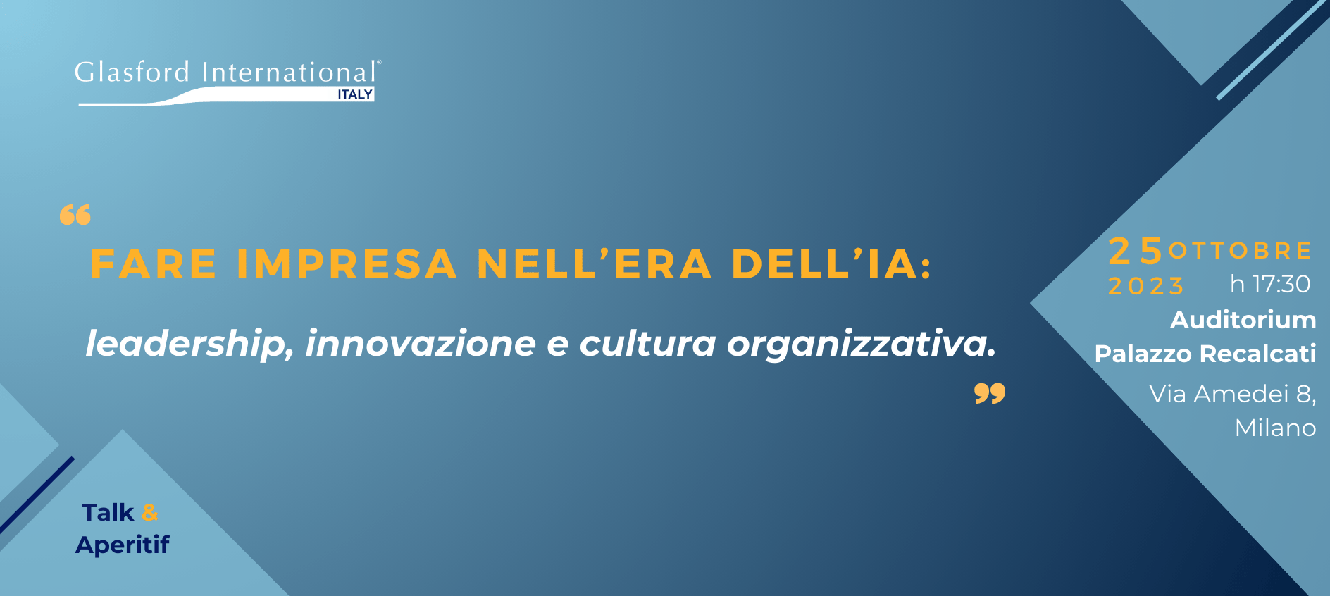 Fare Impresa nell’era dell’IA: leadership, innovazione e cultura organizzativa