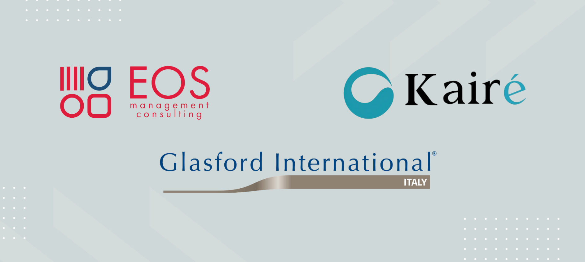 Kairé Consulting si unisce al Gruppo fondato da Glasford International Italy ed Eos Management Consulting
